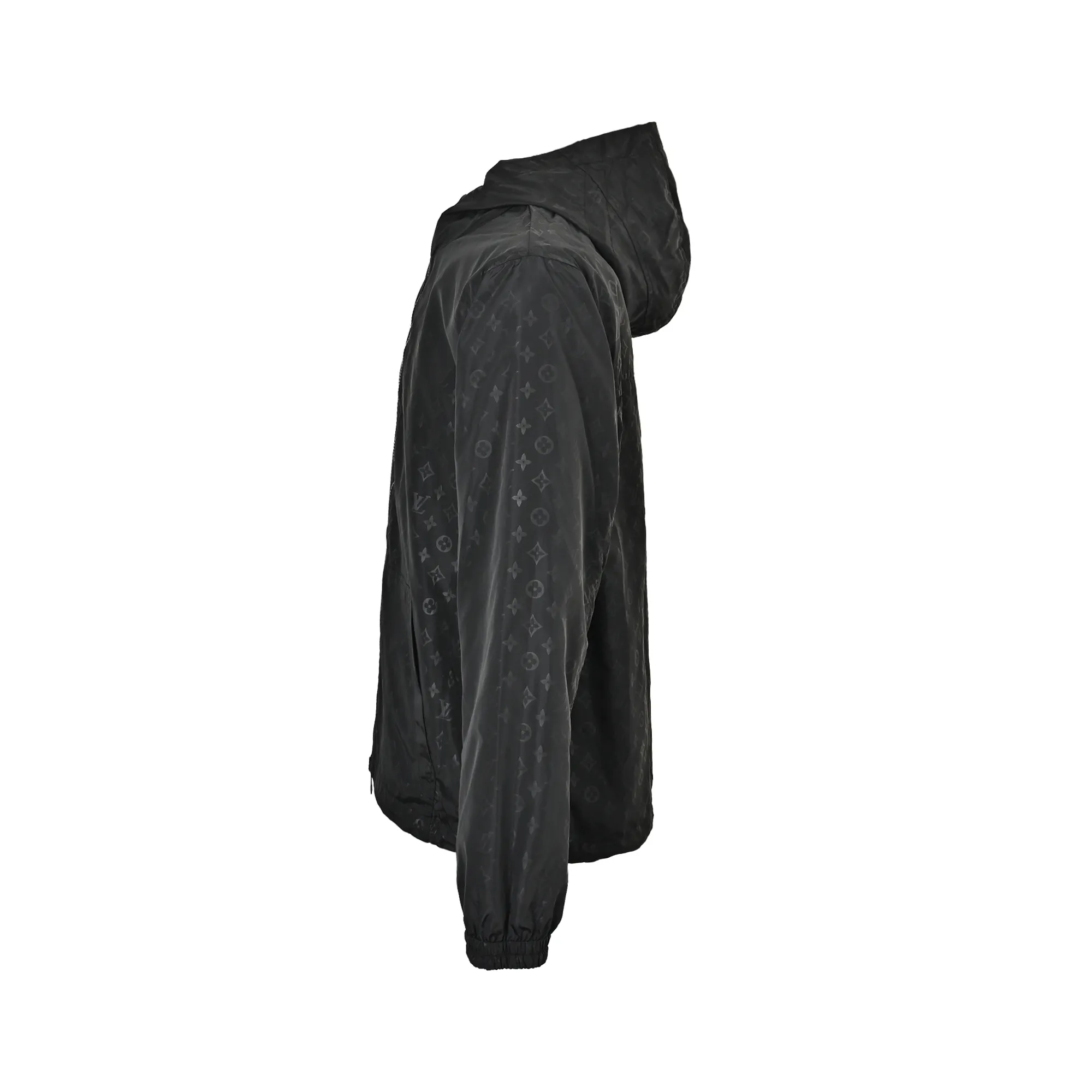 Louis Vuitton/Louis Vuitton leather stamp logo dark pattern jacquard double-sided jacket